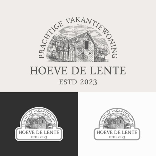 Hoeve De Lente logo concept 