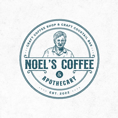 A vintage logo for coffee shop