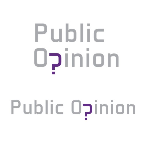 Logo design for a public opinion webpage