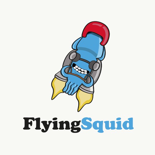 Flying squid logo