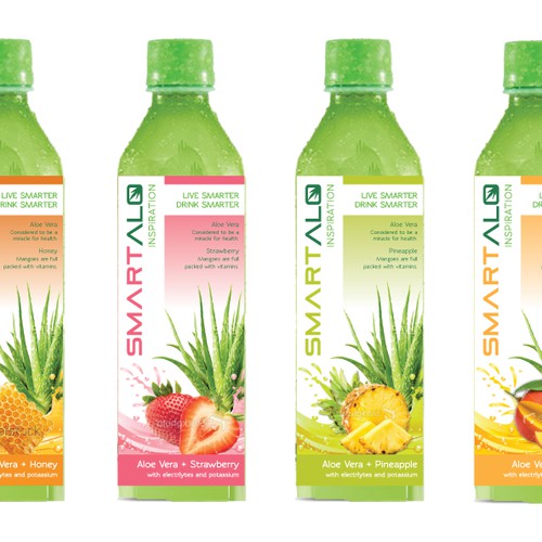 **Urgent - Help Needed!" New Smart ALO Drink Label Design Needed 