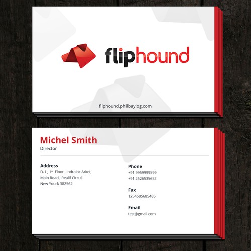 Help Fliphound with a new business card