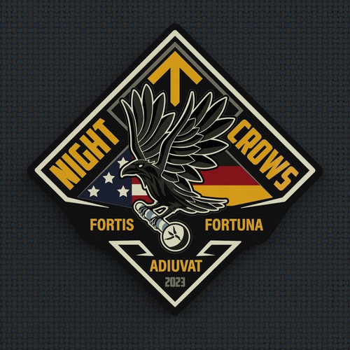Night Crows Patch Design