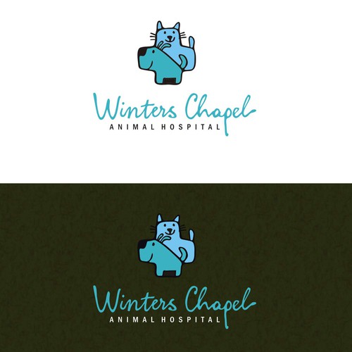 Create an adorable new logo for Winters Chapel Animal Hospital