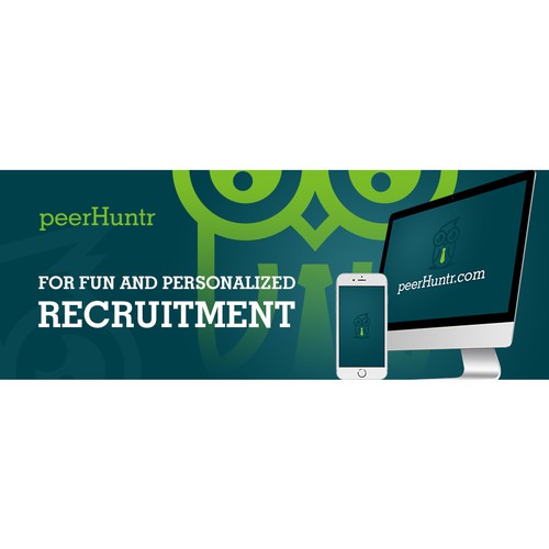 Facebook cover concept for recruitment website