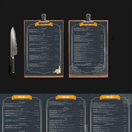 Classic and Elegant Menu