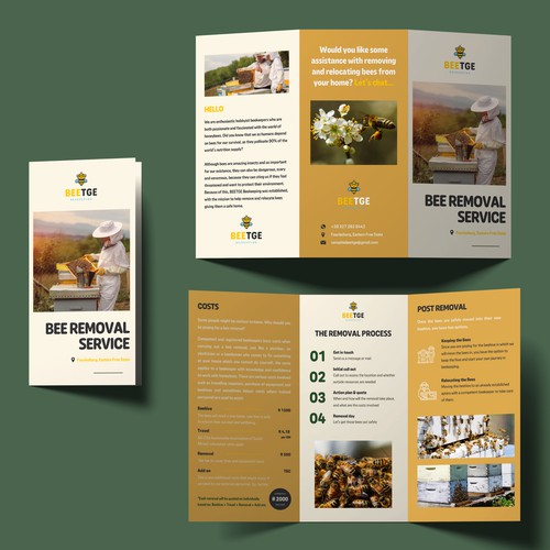 Bee Removal Service Brochure