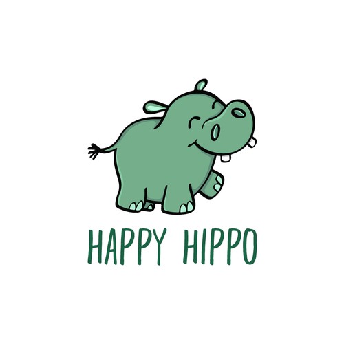 Hippo logo design