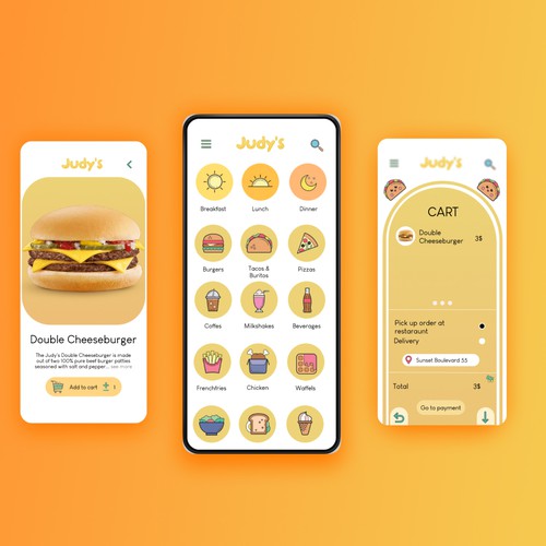 Judy's app design