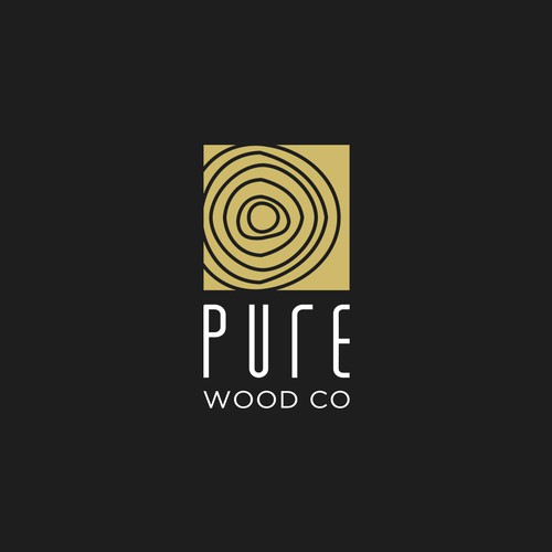 Clean design for a wood company