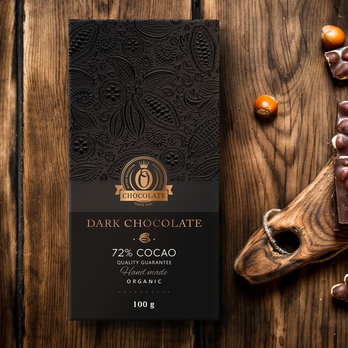 Chocolate bar, packaging design