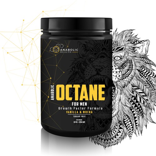  Label for Innovating Men's Health & Performance Supplement Line