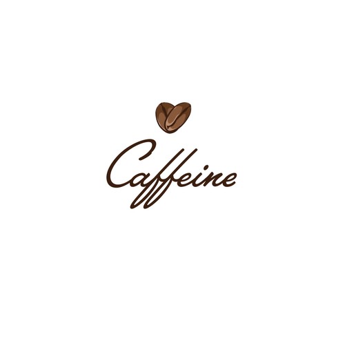 Simple modern logo for caffeine