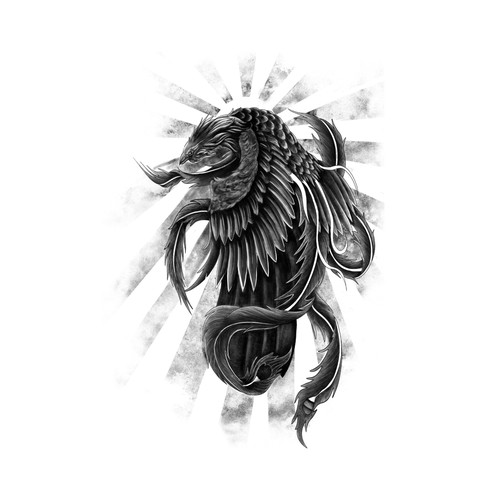 Bird Tattoo Design Artwork