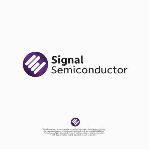 Logo for an electronics company