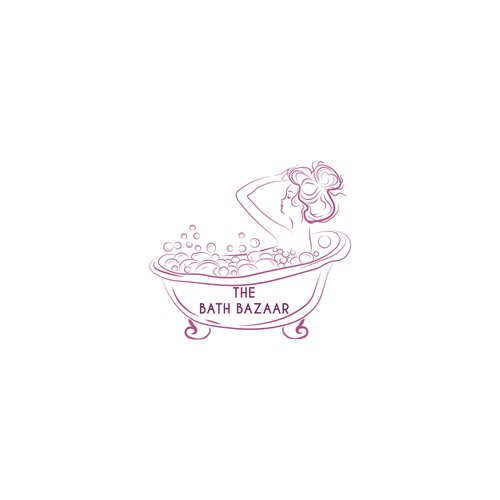 Teen entrepreneur needs cute bubble bath logo