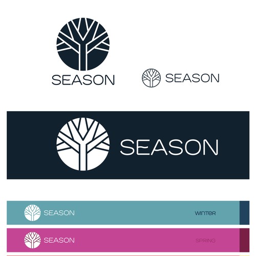 Logo and identity for SEASON