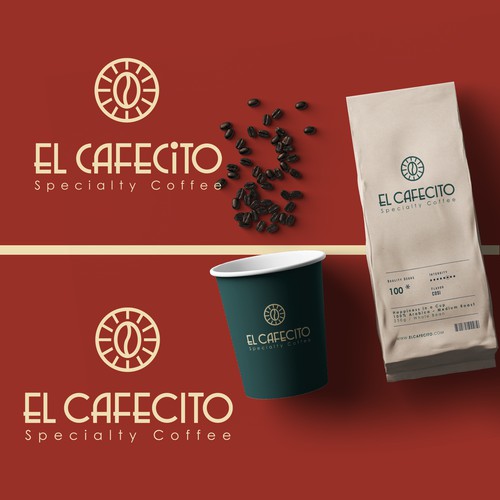 EL CAFECITO Coffee Shop- Logo design and Branding