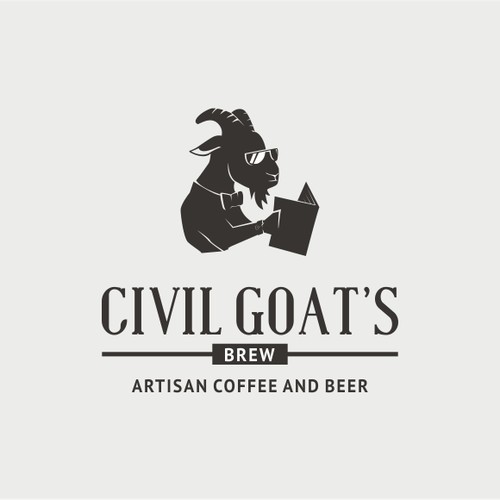 Logo design for artisan coffee and beer shop