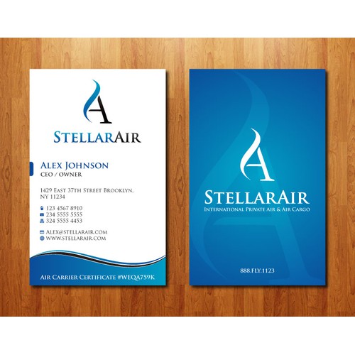 stationery for Stellar Air