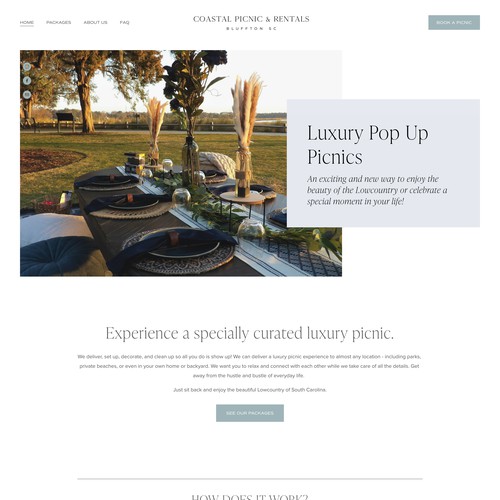 Pop Up Picnic Website
