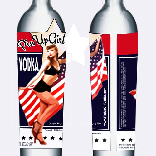 Innovative label needed for Pin Up Girl Vodka