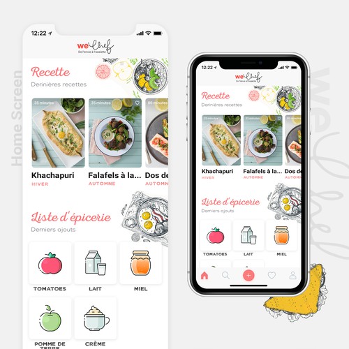 App Concept for Cooking Book