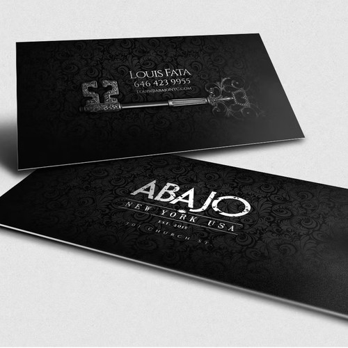 Abajo NYC Business Card