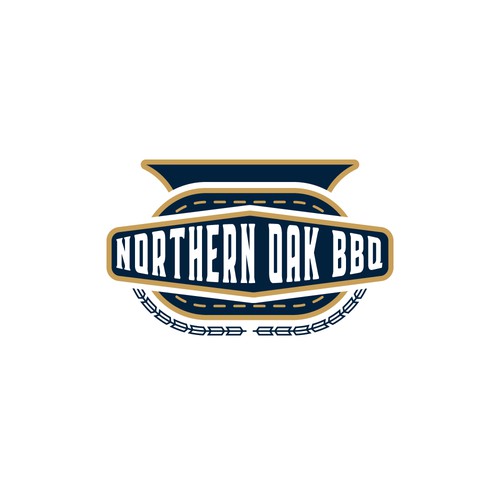 NORTHERN OAK BBQ LOGO DESIGN