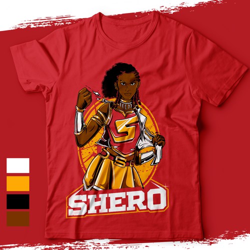 Character Design Black Woman Superhero