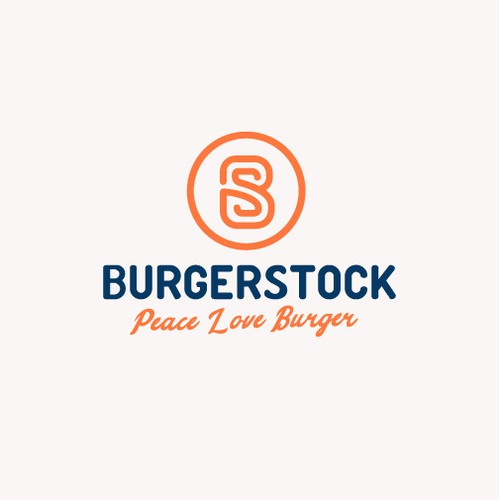 initial modern logo Food beverage