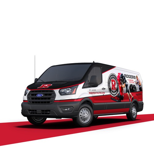 Rogers Athletic Van Wrap