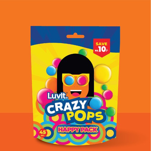 Crazy Pops Packaging