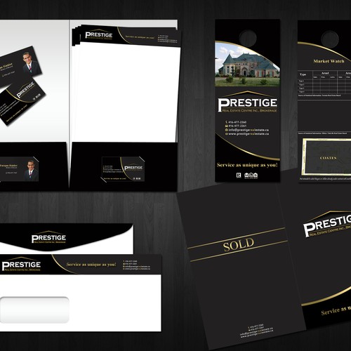 P.r.e.s.t.i.g.e needs a new stationery using your top class design!