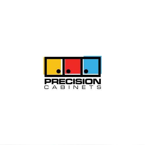 Logo concept for Precision Cabinets