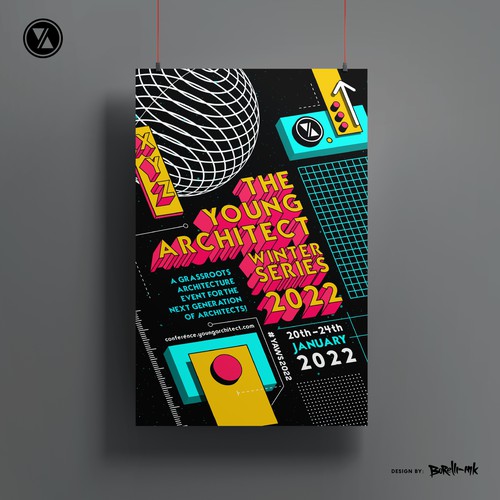 Poster design - "The young architect 2022"