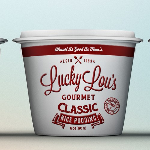 Gourmet Rice Pudding - Package Design