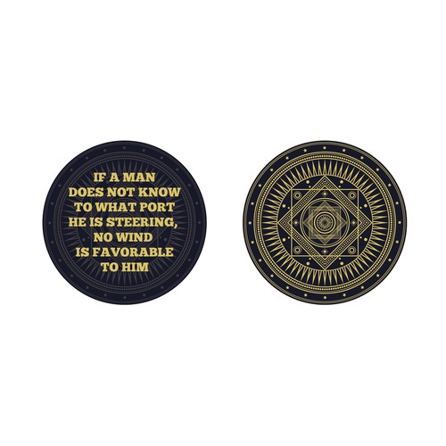 Affirmation chips design