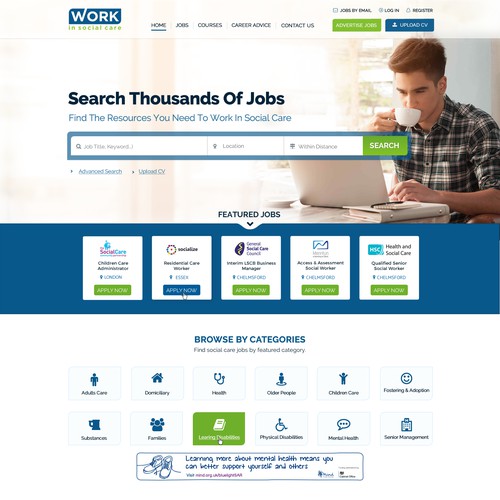 Career - Job Portal Site Web Design