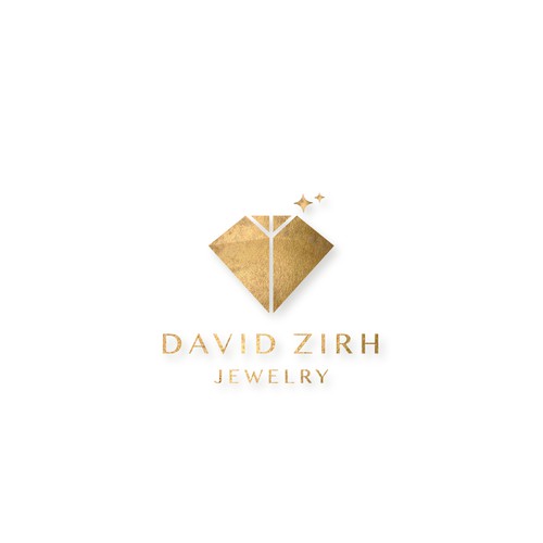 Elegant logo concept for a David Zirh Jewelry.