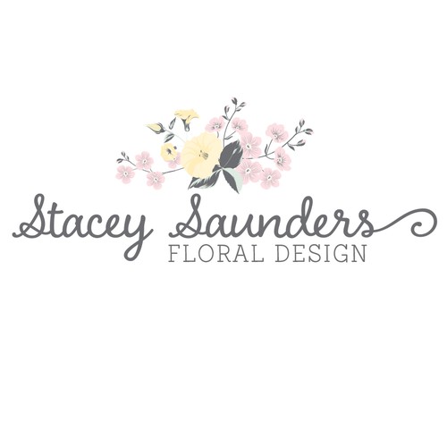 logo concept for florist