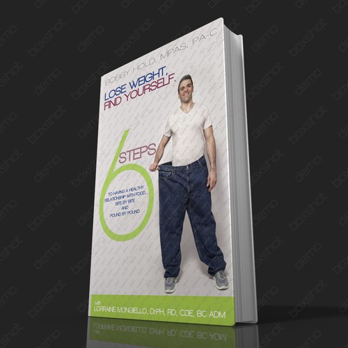 Design cover of my upcoming obesity self-help memoir / weight loss manual.