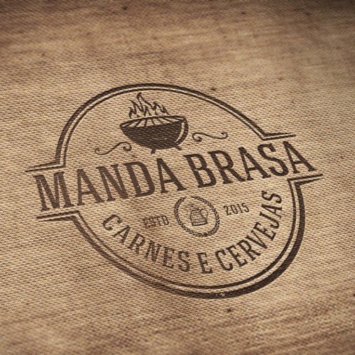 Logo Manda Brasa Restaurant