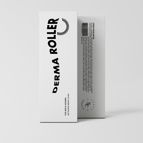 Derma roller Minimalistic Package