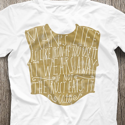 Create Illustration and T-Shirt to fit quote