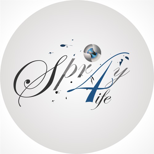 Classic modern Logo for spray for life
