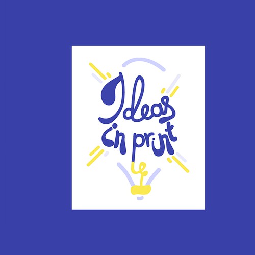 Ideas in Print logo concept
