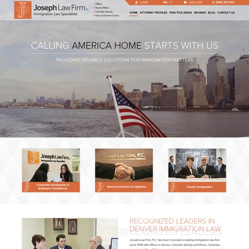 Jaseph Law Firm design