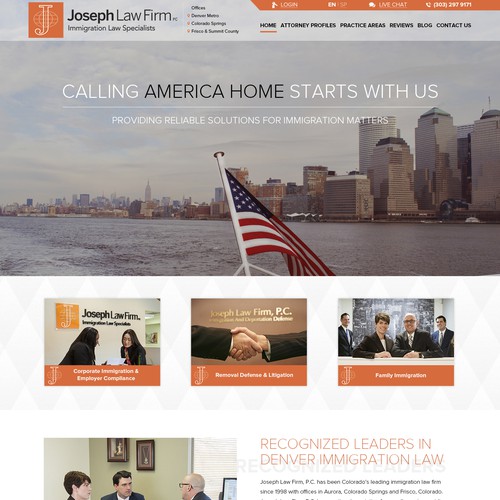 Jaseph Law Firm design