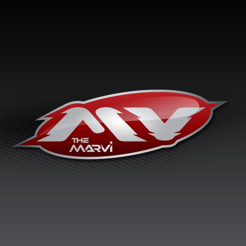 TheMarvi.com Website & Sports Apparel Logo - High-Exposure Logo